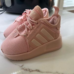 Pink baby Adidas sneaker size 4